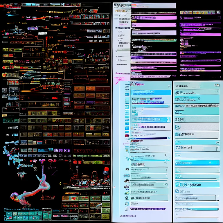 A split-screen comparison image where the left half shows a chaotic Unity scene hierarchy panel cluttered with dozens of…