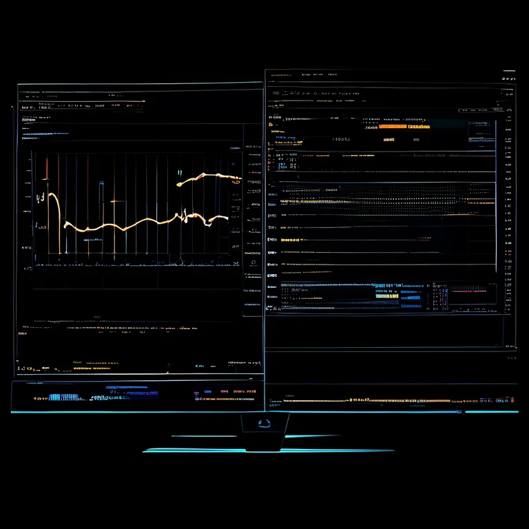 A split-screen view of the Unity Editor interface on a widescreen monitor, the left half showing a dark-themed Inspector panel with a ScriptableObject asset for an RPG leveling curve displayed as an editable animation curve graph and numeric fields, the right half showing a Profiler window with a tall highlighted orange CPU spike in the timeline and a detailed call stack breakdown, rendered in a cool blue and gray color palette with crisp UI text, clean modern game development workspace aesthetic.