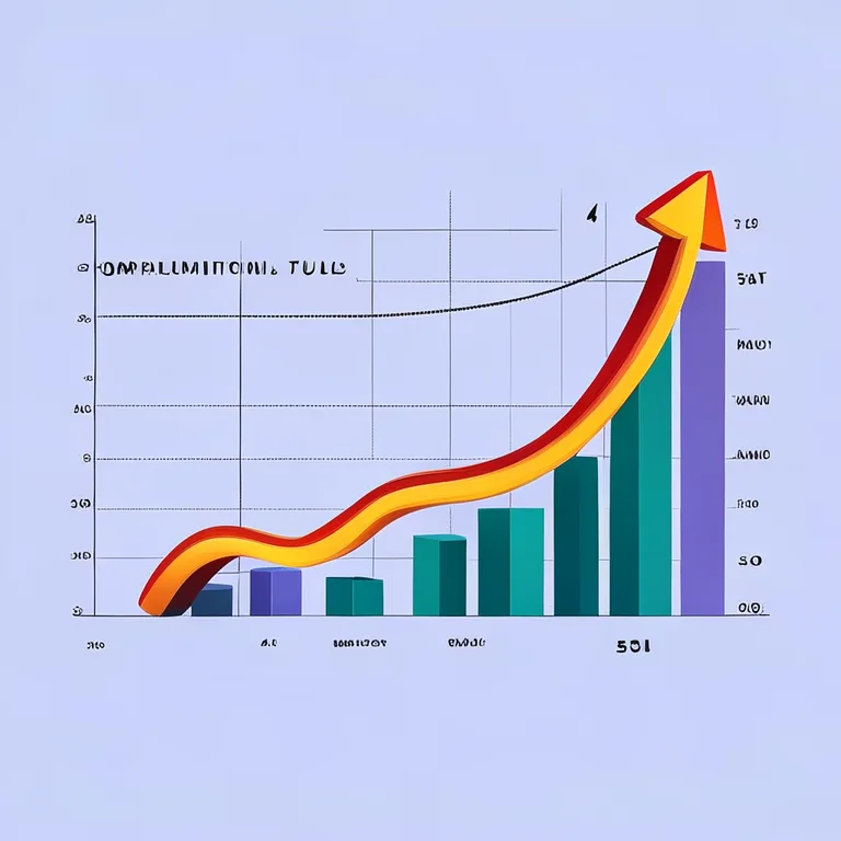 A clean, modern data visualization of a line graph tracking compounding organic traffic growth over 12 months, featuring three distinct lines labeled 'Publish Only', 'Publish + Manual Optimization', and 'Autonomous AI SEO Tool with Continuous Learning', with the autonomous line curving sharply upward after month 4 against a minimal grid background.