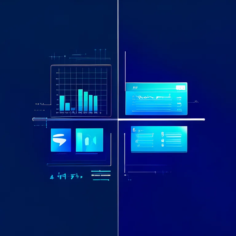 A clean flat-design split-screen infographic on a deep navy background with cyan highlights, contrasting traditional SEO…