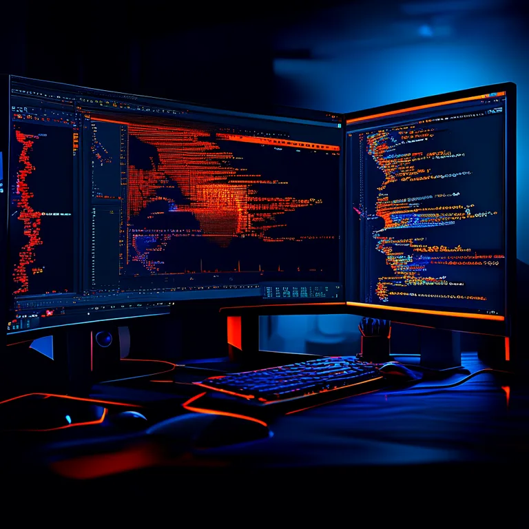 A professional Unity developer's dual-monitor workstation showing the Unity Profiler timeline with GC Alloc spikes…