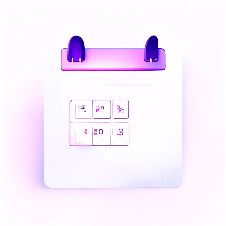 Minimalist weekly calendar dashboard UI. Days Monday through Friday each show auto-completed SEO tasks: competitor scan…