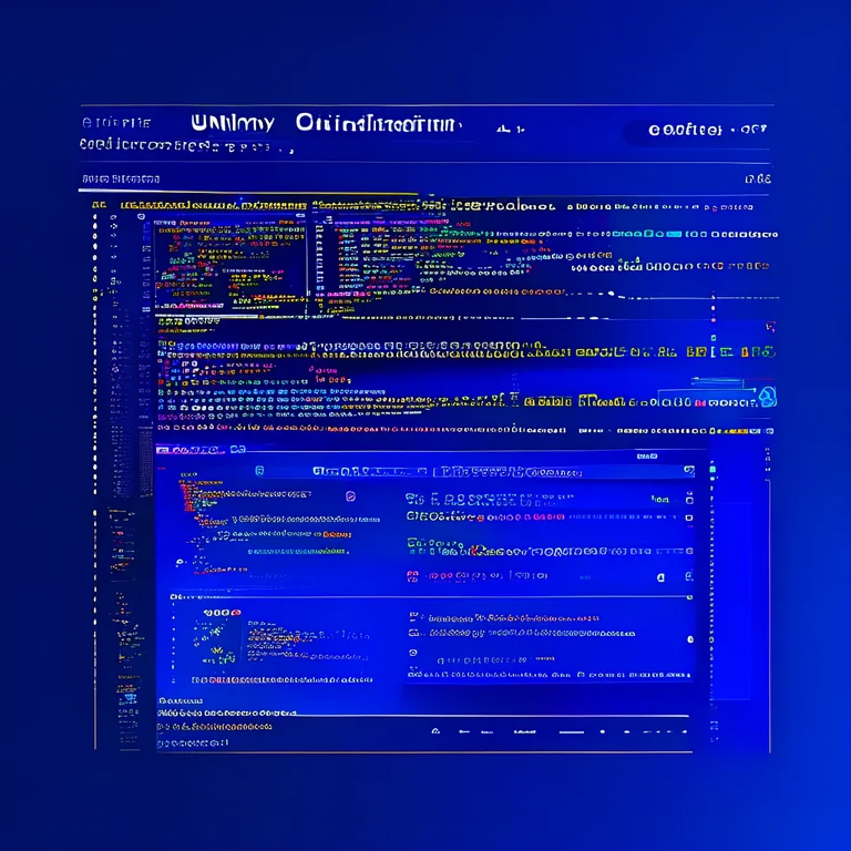 Unity documentation page displaying C# code for ML model loading and inference, sidebar with API references, clean…
