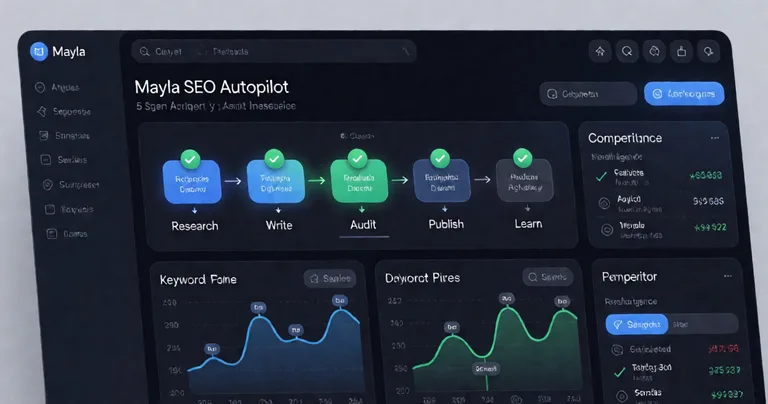 A clean, modern SaaS dashboard interface titled