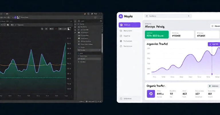 Split-screen on dark navy (#0F172A) background. Left: Unity Editor screenshot with performance profiler graph flat at 16.6…